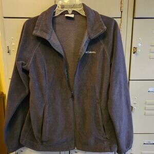 Columbia ladies fleece zippered jacket - size large